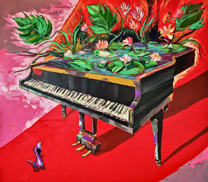 O TU O NINGUNA - a Paint Artowrk by Frank David Valdes Hernandez 